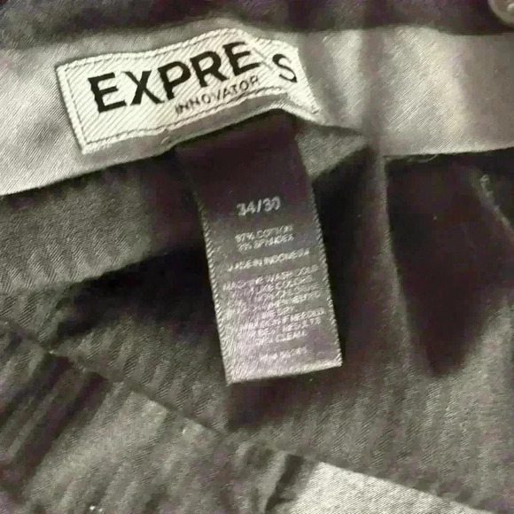 Express Innovator Dress Pants 34 x 30 Grey - Picture 3 of 5